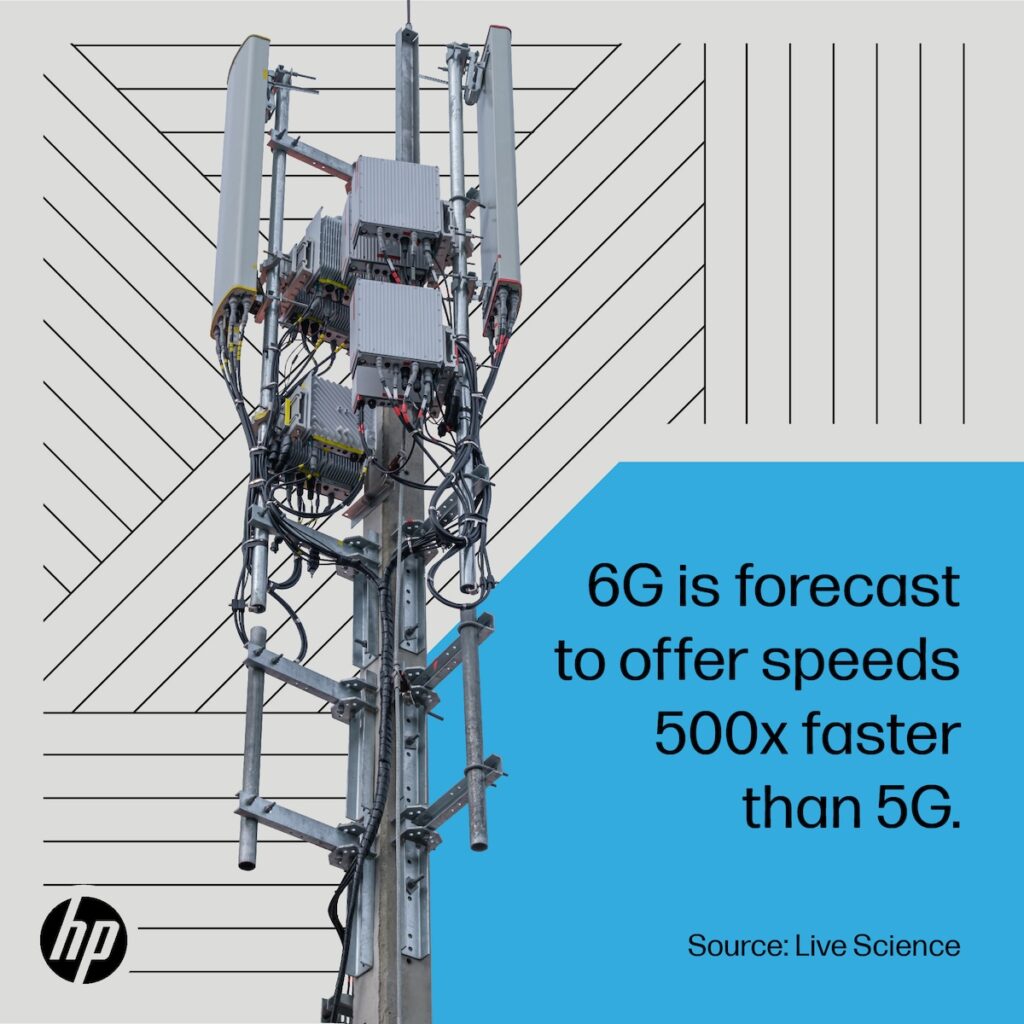 6G is forecast to offer speeds 500x faster than 5G